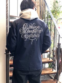 "Wisdom" T/C コーチ ジャケット(ネイビー) /  "Wisdom" T/C COACH JACKET (NAVY)