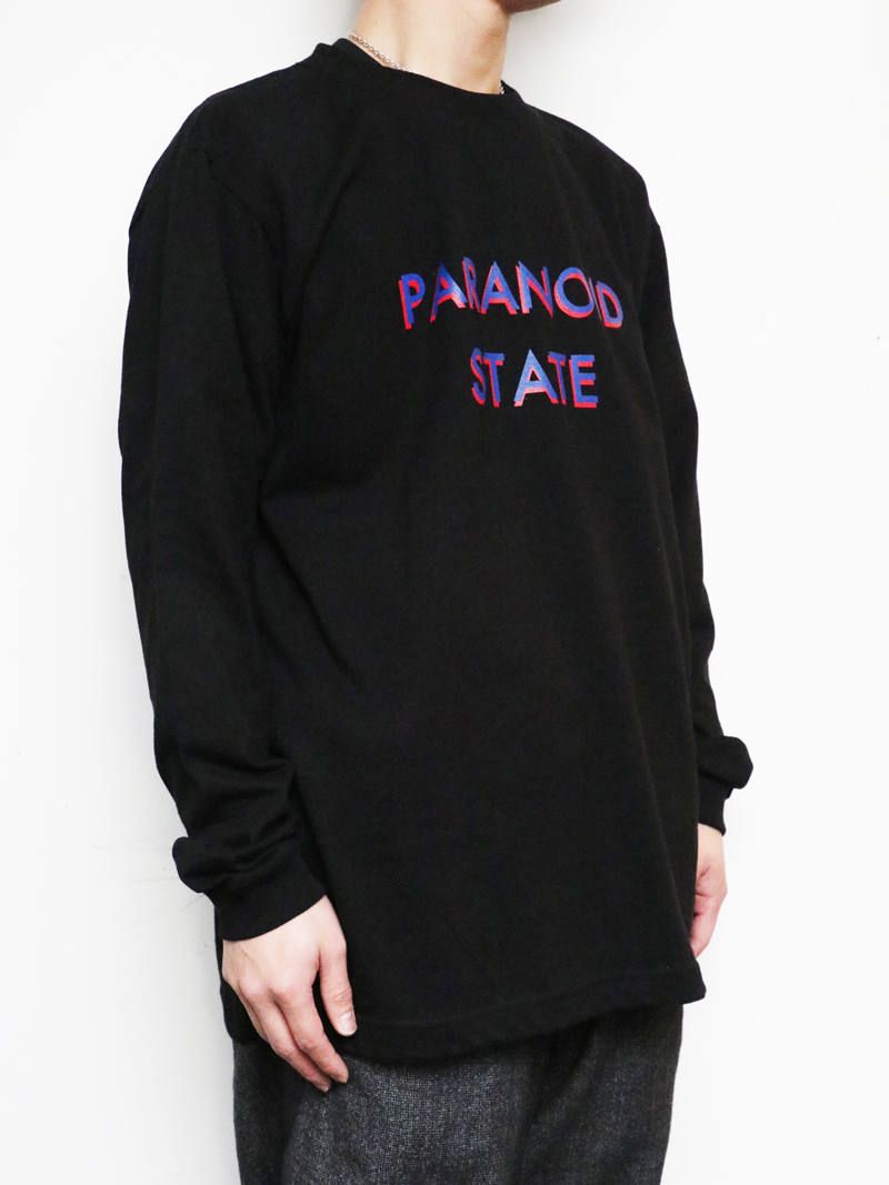 ロングスリーブパラノイドステイトTシャツ (ブラック) / L/S PARANOID STATE TEE (BLACK)