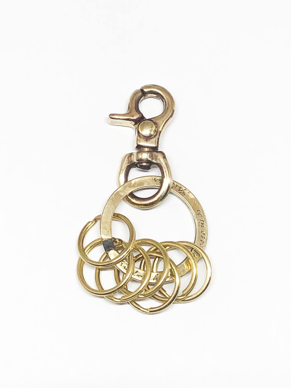 BULL ORIGINAL × galcia BULLDOG KEYHOLDER (BRASS)