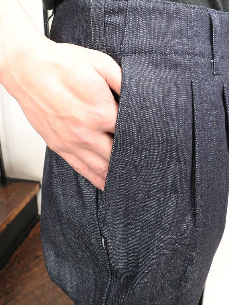 ツータックデニムパンツ(インディゴ) / Two Tack Denim Pants (INDIGO)