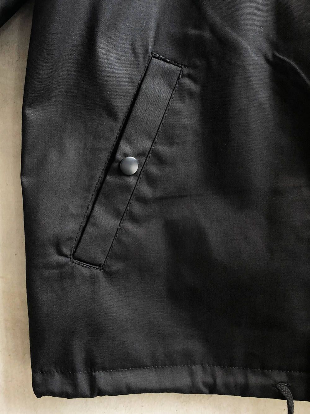 "Wisdom" T/C コーチ ジャケット(ブラック) /  "Wisdom" T/C COACH JACKET (BLACK)