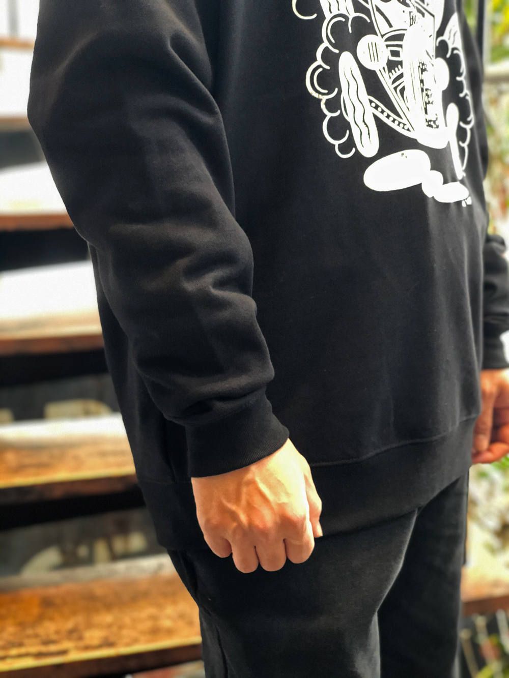 コットンピッキン×ブルオリジナルスウェット (ブラック) / COTTON PICKIN×BULLORIGINAL SWEAT (BLACK)