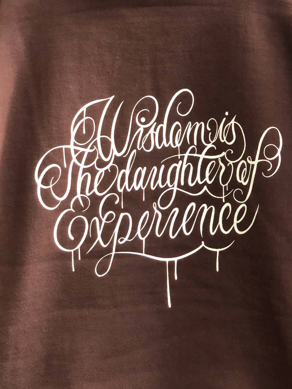 "Wisdom"オリジナルヘビーオンスパーカー(ブラウン) / "Wisdom"ORIGNAL HEAVY OZ PULLOVER (BROWN)