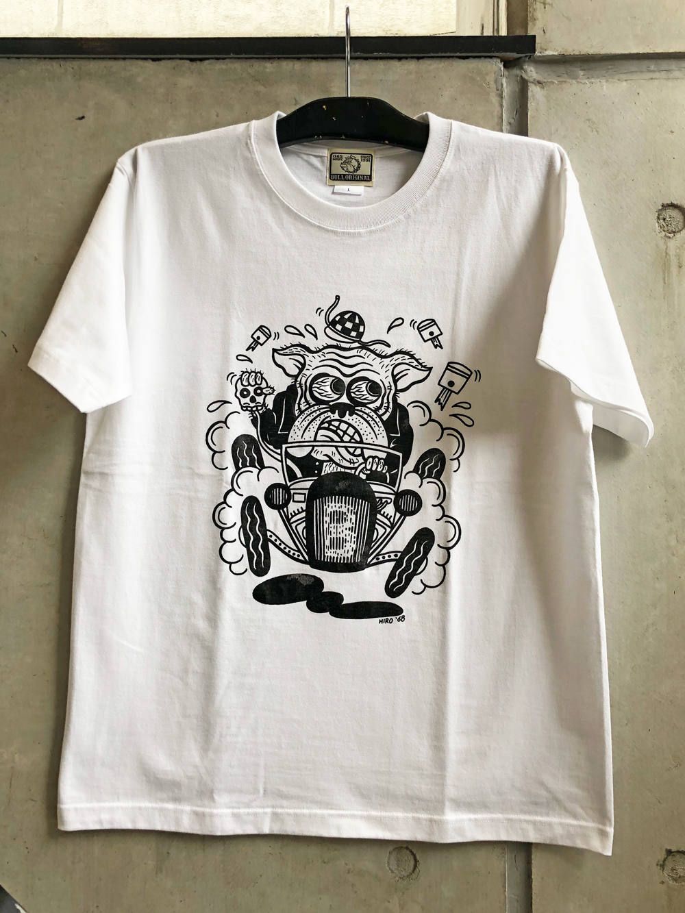 コットンピッキン×ブルオリジナルTシャツ(ホワイト) / COTTON PICKIN×BULLORIGINAL TEE (WHITE)