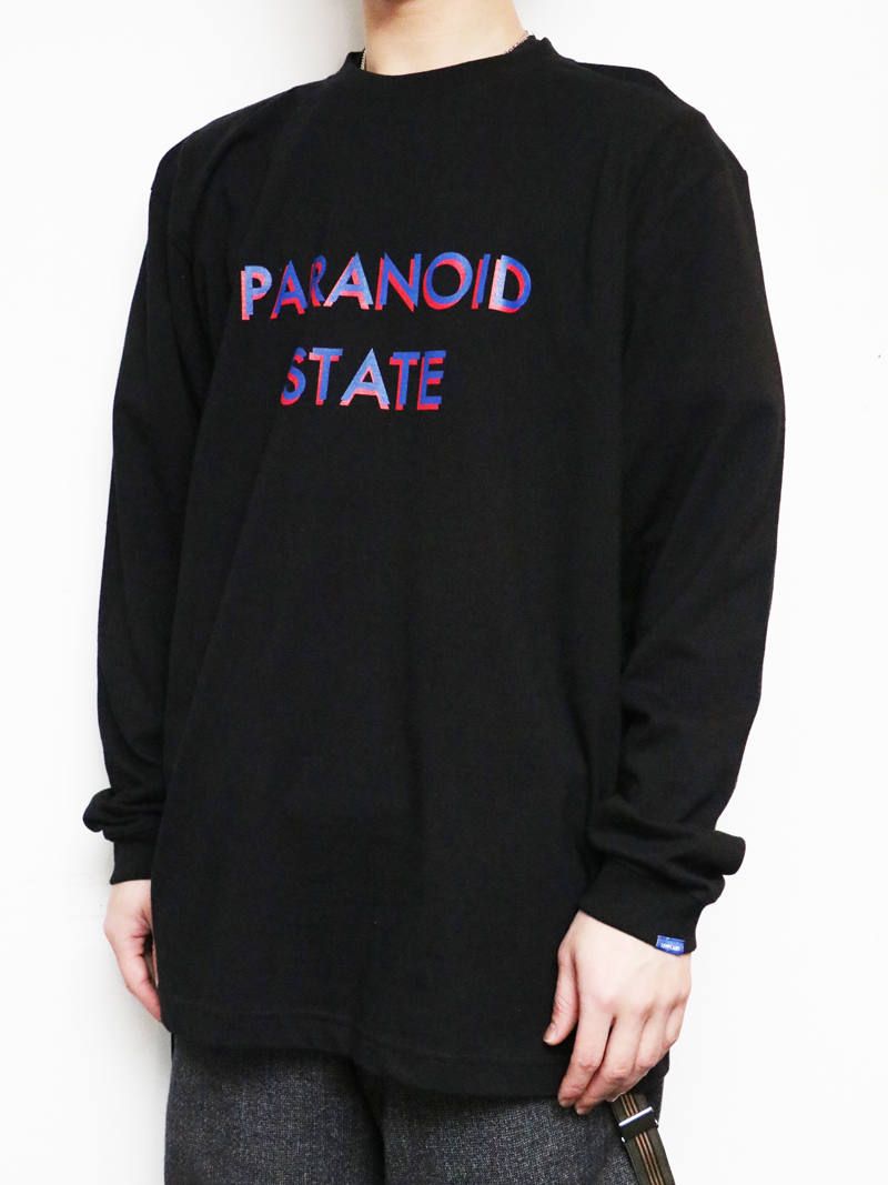 ロングスリーブパラノイドステイトTシャツ (ブラック) / L/S PARANOID STATE TEE (BLACK)