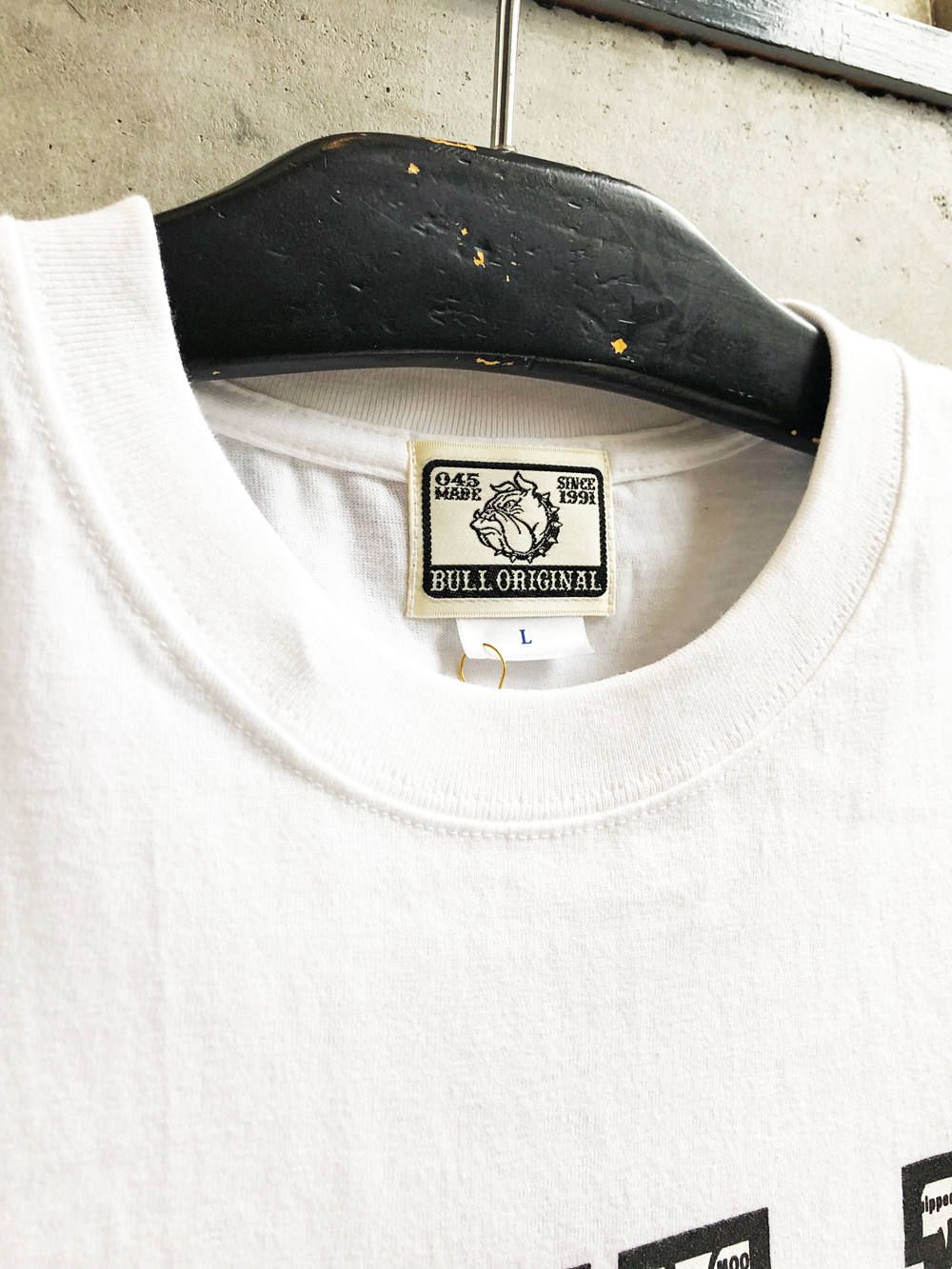 ムーンアイズ×ブルオリジナルTシャツ(ホワイト) / MOONEYES×BULLORIGINAL TEE (WHITE)