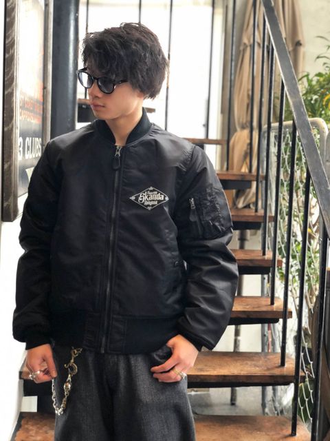 "Wisdom" MA-1 (BLACK)