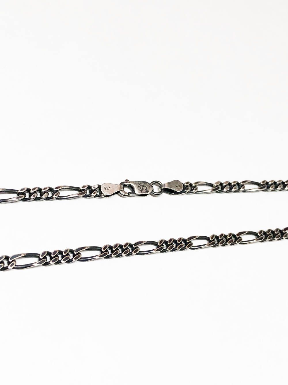 【即日発送可能】FIGRO CHAIN 55cm (厚み 約1.9mm , 幅約4.0mm) (SILVER925)