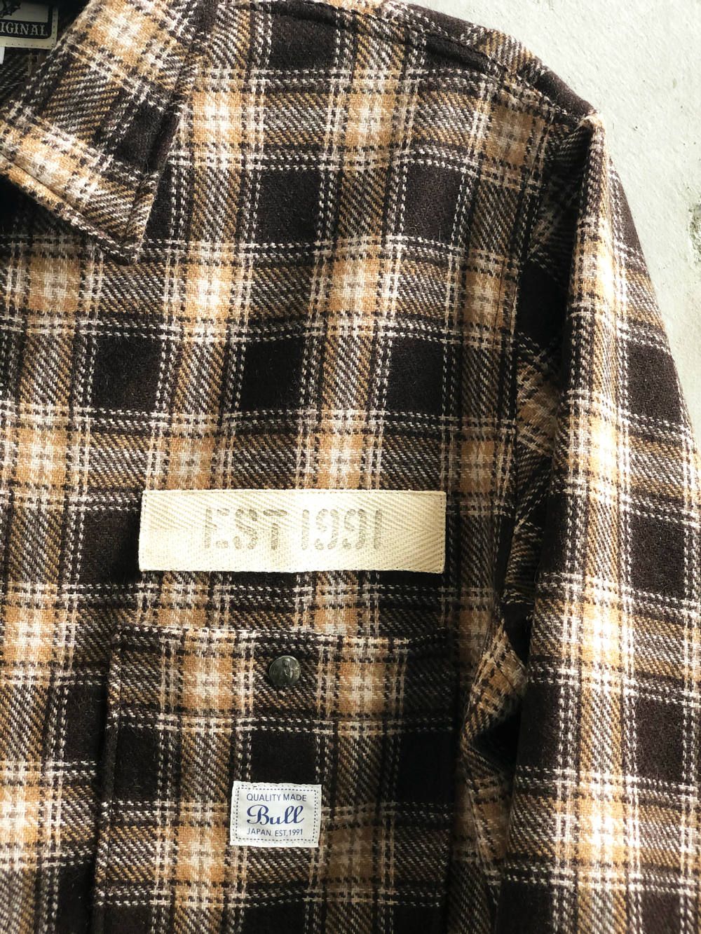 クラシックスチェックシャツ(ブラウン) / CLASSICS CHECK SHIRT (BROWN)