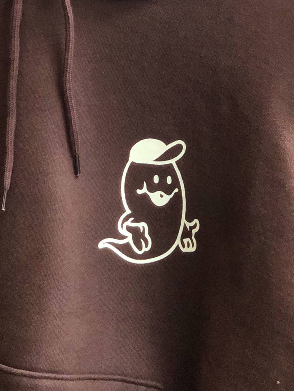 "Wisdom"オリジナルヘビーオンスパーカー(ブラウン) / "Wisdom"ORIGNAL HEAVY OZ PULLOVER (BROWN)
