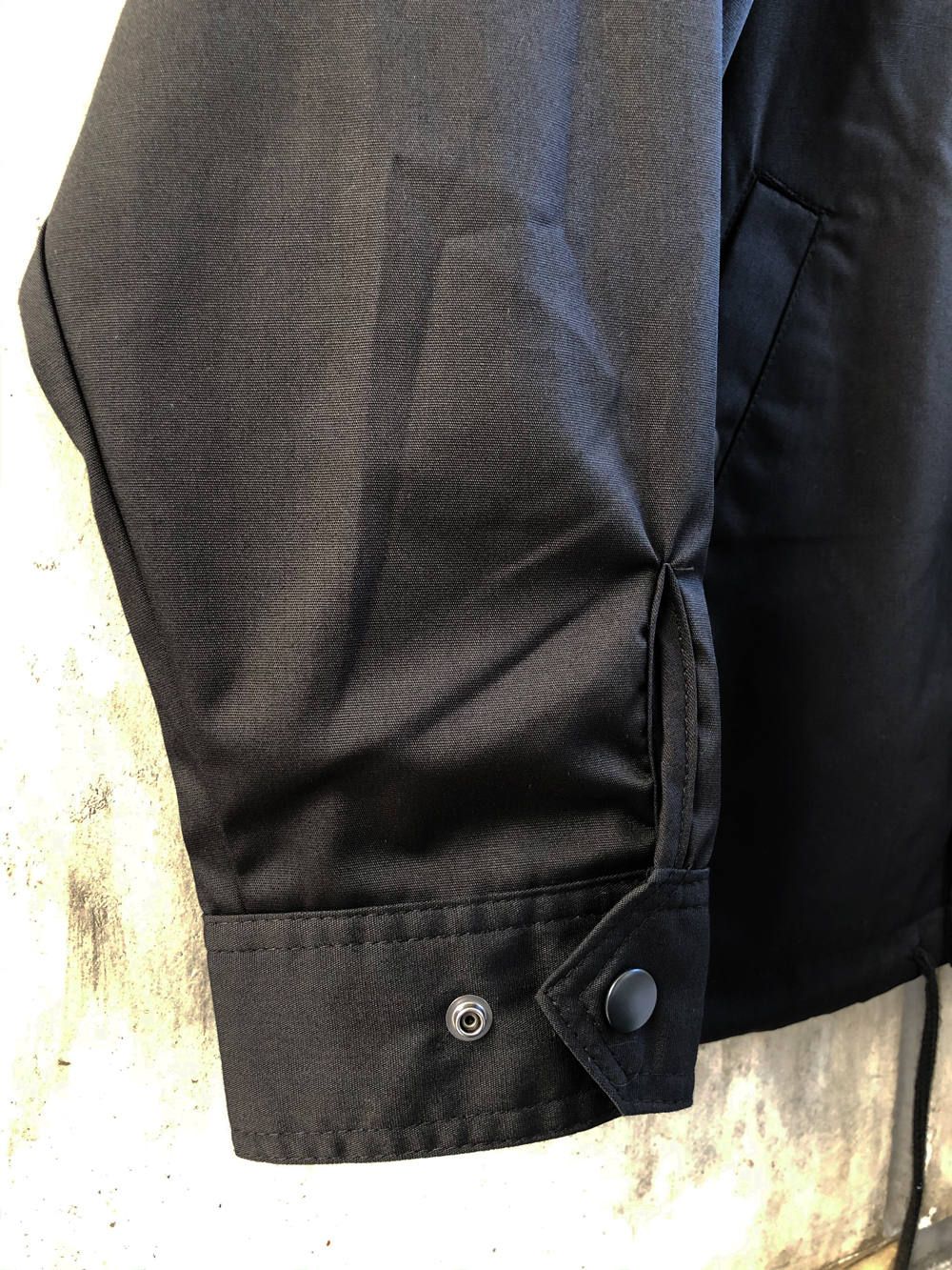 "Wisdom" T/C コーチ ジャケット(ブラック) /  "Wisdom" T/C COACH JACKET (BLACK)