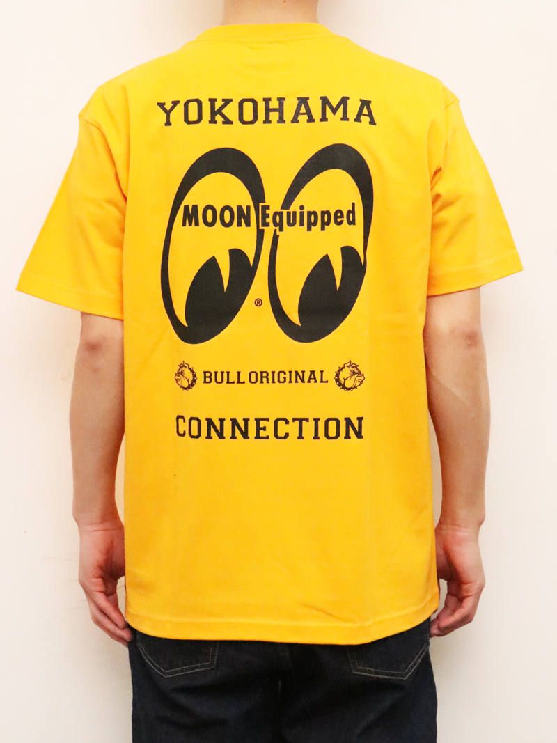 ムーンアイズ×ブルオリジナルTシャツ(ゴールド) / MOONEYES×BULLORIGINAL TEE (GOLD)