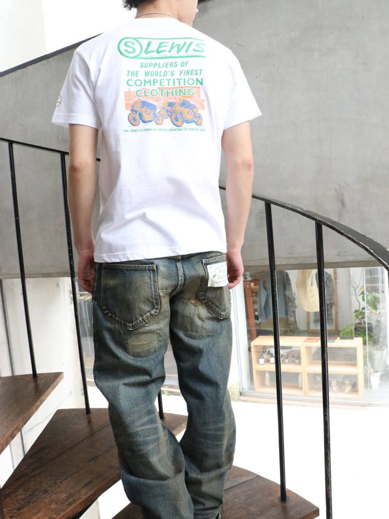 "S LEWIS" T-SHIRTS (WHITE)