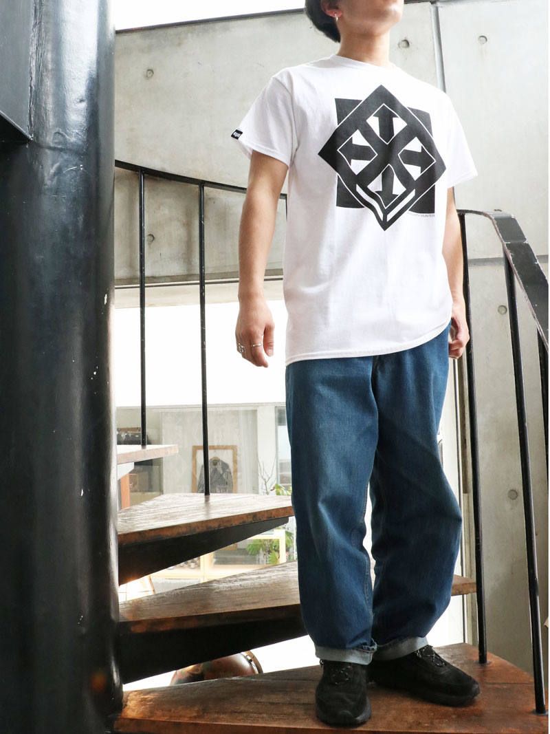 BxH ダブルボックスロゴTシャツ (ホワイト) / BxH W-BOX LOGO Tee (WHITE)