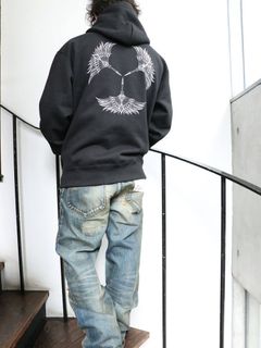 スリークレインヘビーオンスプルオーバー(ブラック) / THREE CRANE EAVY OZ PULLOVER (BLACK)