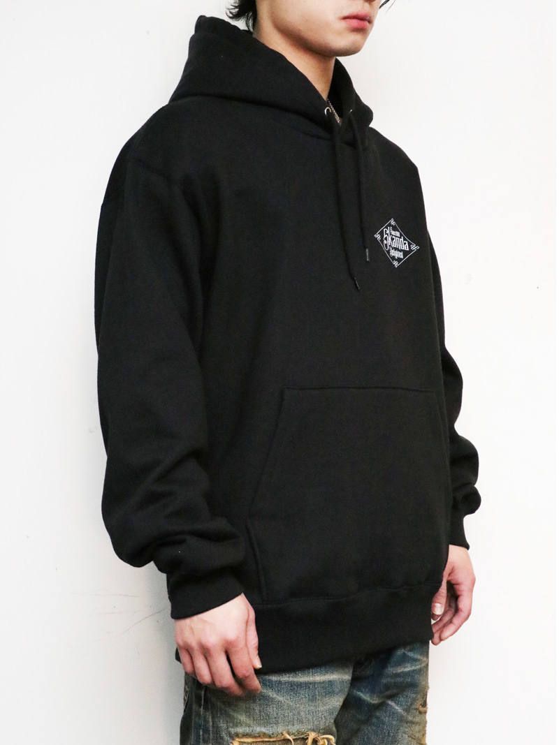 スリークレインヘビーオンスプルオーバー(ブラック) / THREE CRANE EAVY OZ PULLOVER (BLACK)