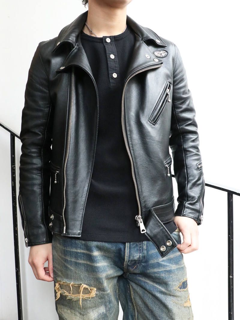 【即日発送可能】"AVIAKIT WAFFEL" T-SHIRTS HENLEY NECK (BLACK)