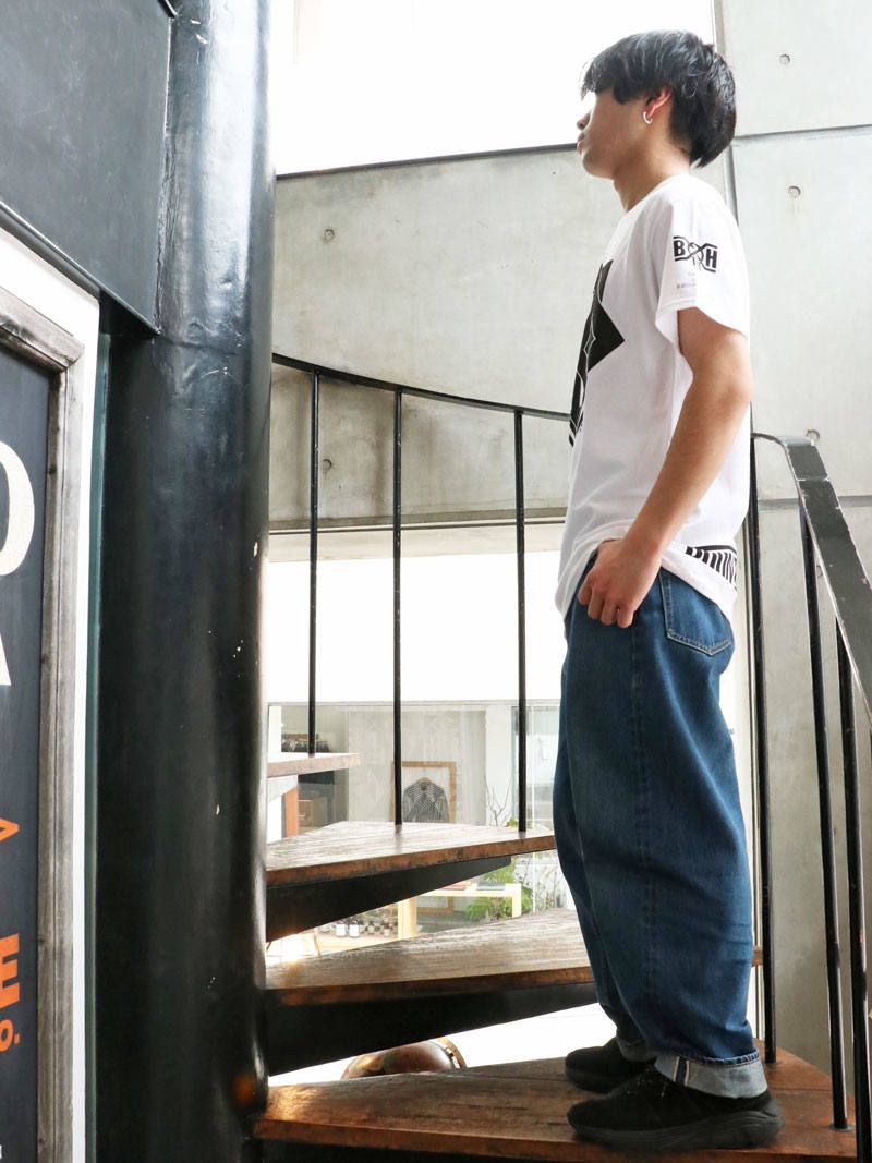 BxH ダブルボックスロゴTシャツ (ホワイト) / BxH W-BOX LOGO Tee (WHITE)