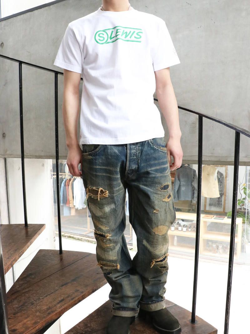 "S LEWIS" T-SHIRTS (WHITE)