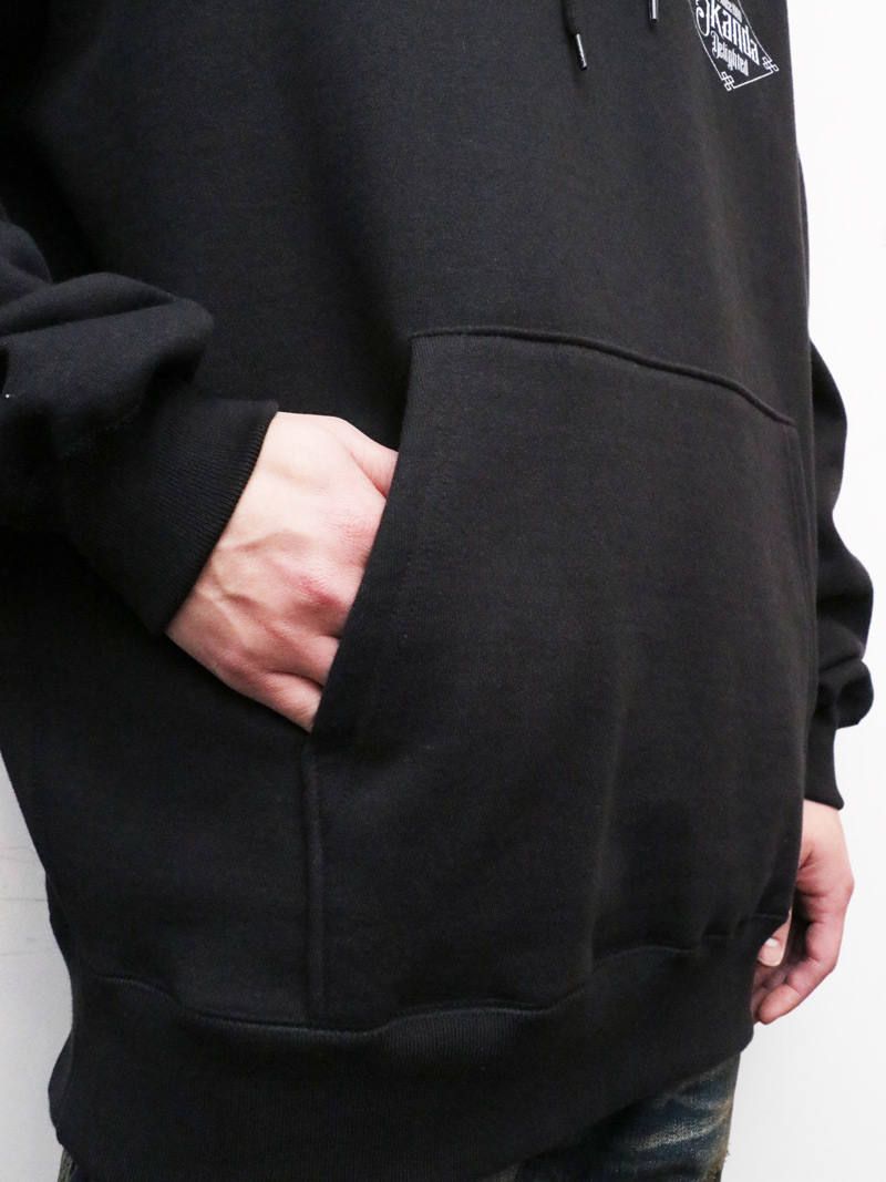 スリークレインヘビーオンスプルオーバー(ブラック) / THREE CRANE EAVY OZ PULLOVER (BLACK)