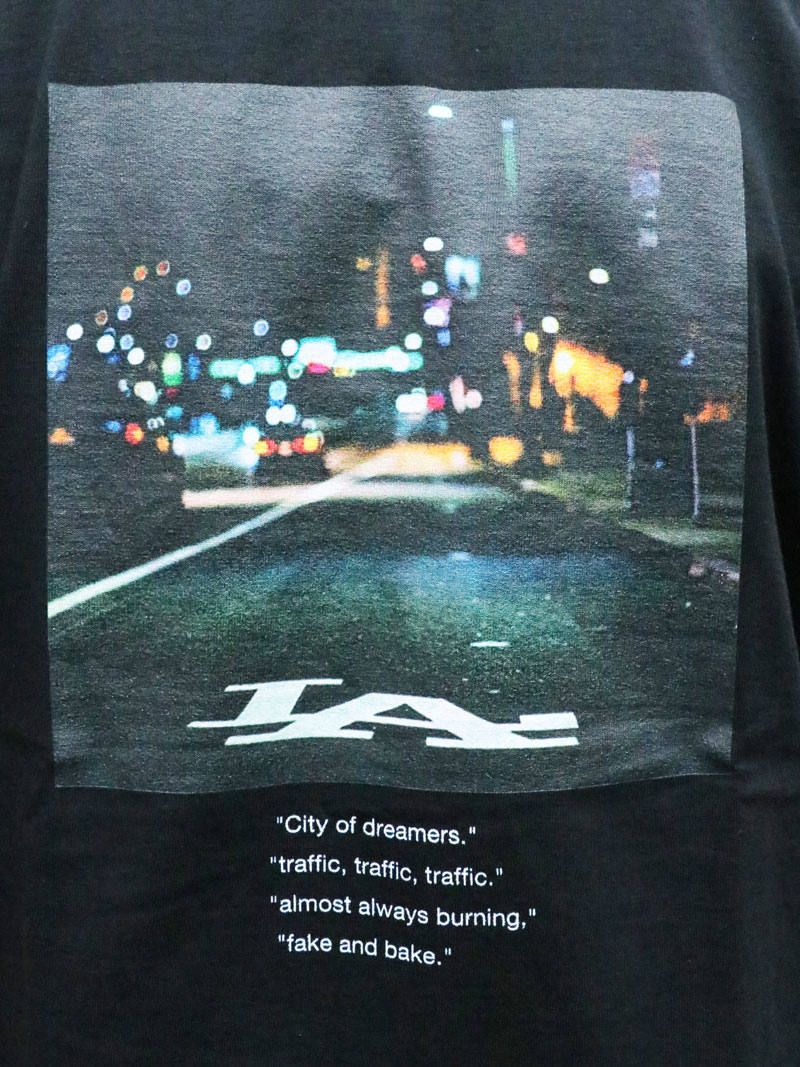 シティオブドリーマーTシャツ(ブラック) / CITY OF DREAMER POCKET TEE (BLACK)