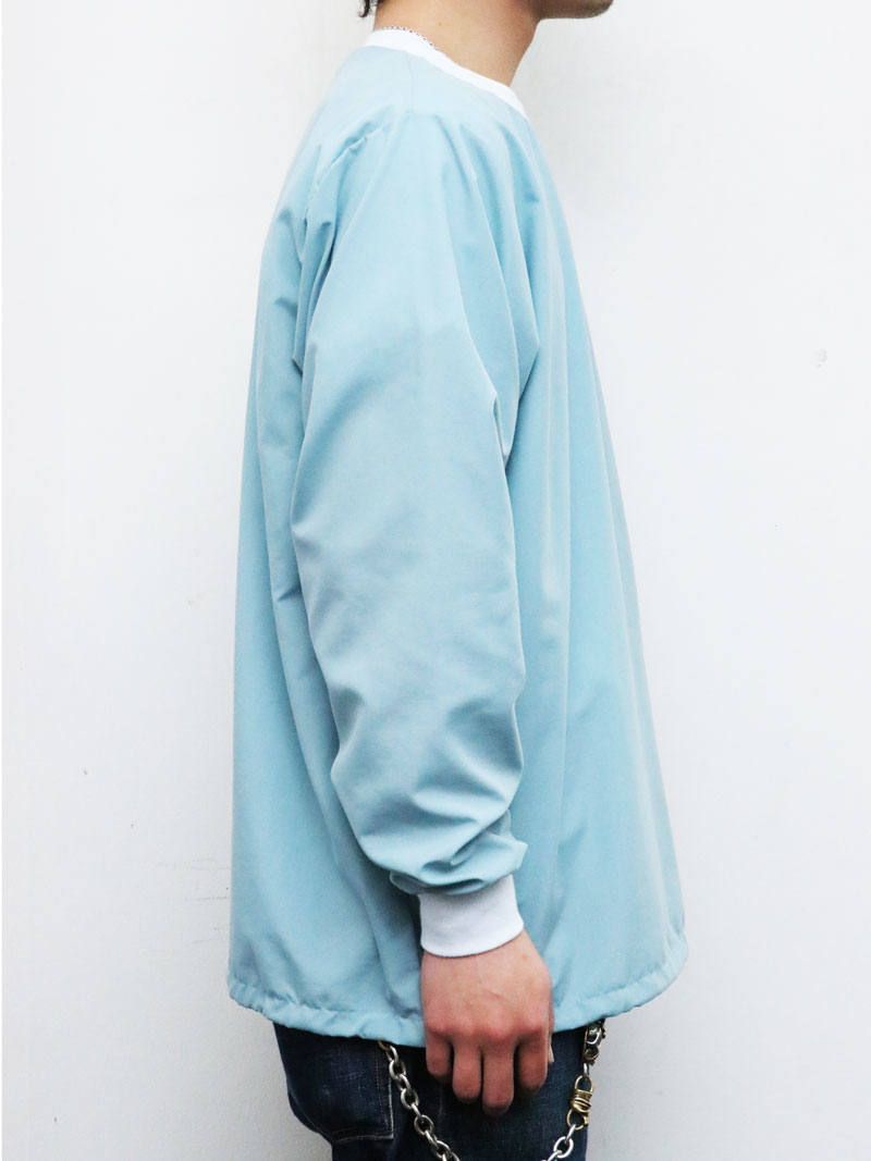ナイロンウィンドストッパークルーネック (ライトブルー) / NYLON WINDSTOPER CREW NECK (L.BLUE)