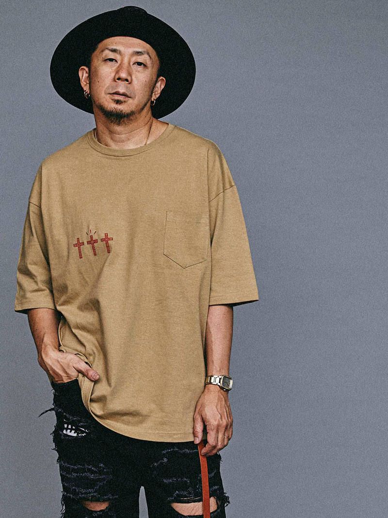 グラフィック ビッグTシャツ (ベージュ) / GRAPHIC BIG TEE (BEIDE)