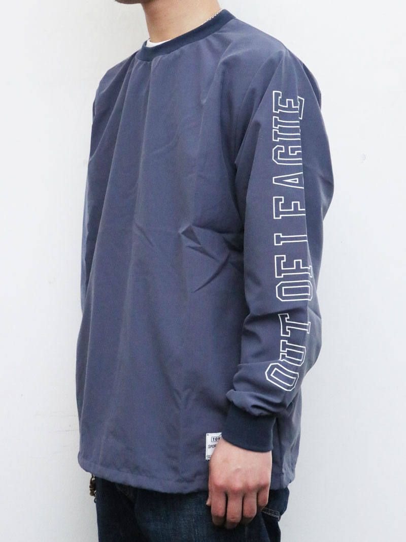 ナイロンウィンドストッパークルーネック (ネイビー) / NYLON WINDSTOPER CREW NECK (NAVY)
