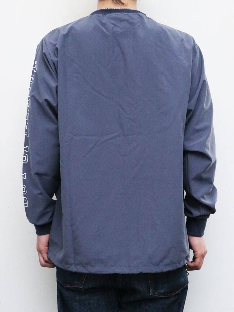 ナイロンウィンドストッパークルーネック (ネイビー) / NYLON WINDSTOPER CREW NECK (NAVY)