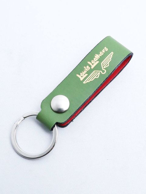 【即日発送可能】LEWIS LEATHERS BELT LOOP KEYRING MK-1 (APPLE GREEN)