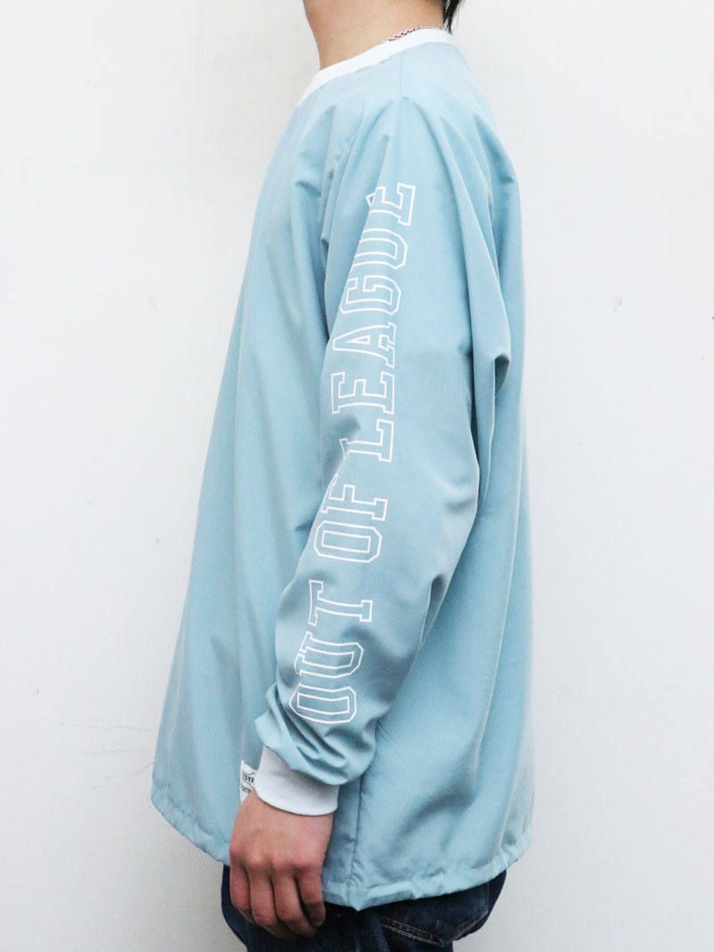 ナイロンウィンドストッパークルーネック (ライトブルー) / NYLON WINDSTOPER CREW NECK (L.BLUE)