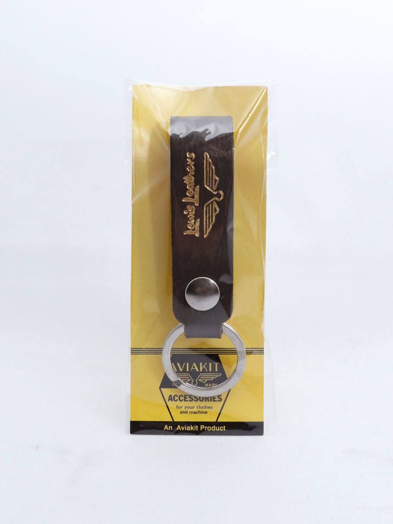 【即日発送可能】LEWIS LEATHERS BELT LOOP KEYRING MK-1 (BROWN)