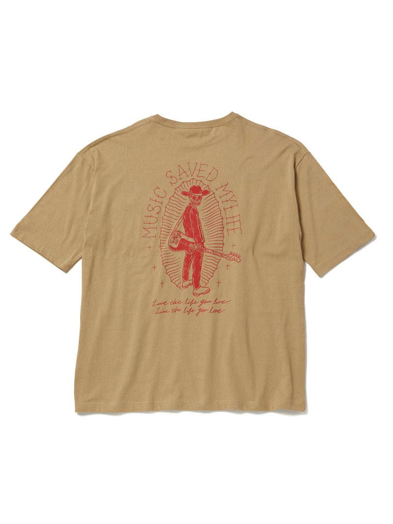 グラフィック ビッグTシャツ (ベージュ) / GRAPHIC BIG TEE (BEIDE)