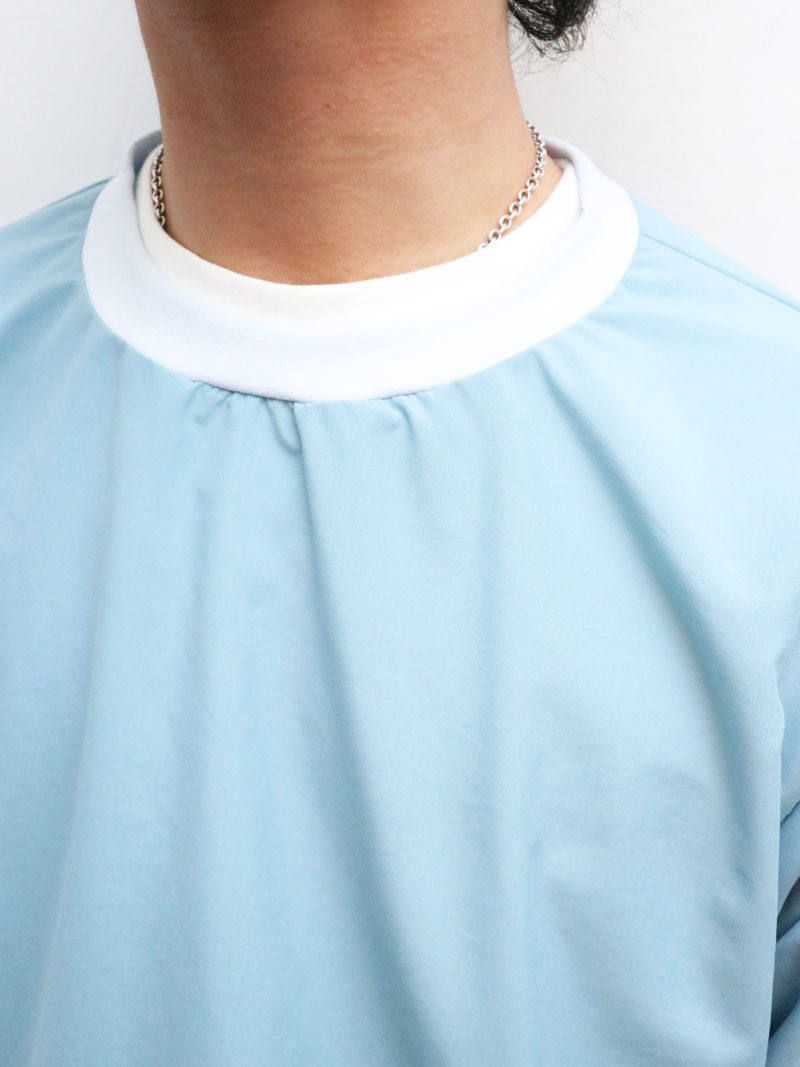 ナイロンウィンドストッパークルーネック (ライトブルー) / NYLON WINDSTOPER CREW NECK (L.BLUE)
