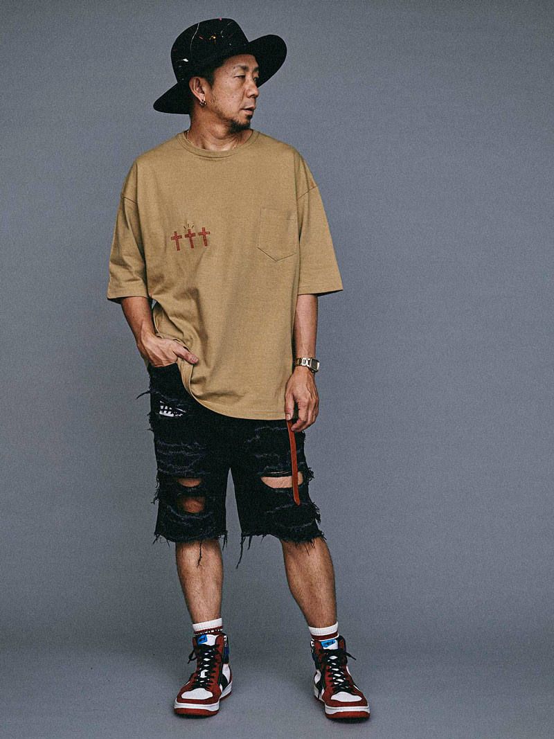グラフィック ビッグTシャツ (ベージュ) / GRAPHIC BIG TEE (BEIDE)