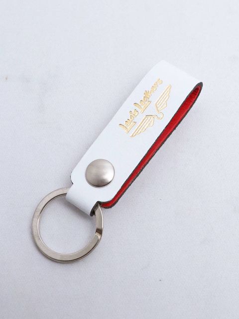 【即日発送可能】LEWIS LEATHERS BELT LOOP KEYRING MK-1 (WHITE)