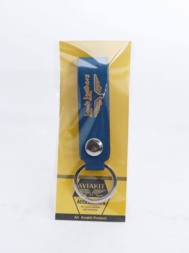 【即日発送可能】LEWIS LEATHERS BELT LOOP KEYRING MK-1 (BLUE)
