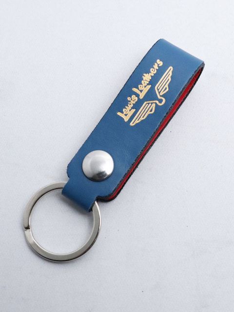 【即日発送可能】LEWIS LEATHERS BELT LOOP KEYRING MK-1 (BLUE)