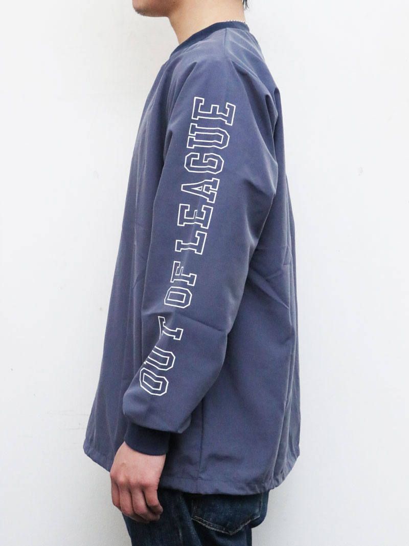 ナイロンウィンドストッパークルーネック (ネイビー) / NYLON WINDSTOPER CREW NECK (NAVY)