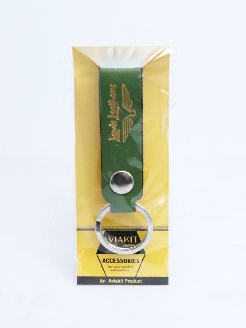 【即日発送可能】LEWIS LEATHERS BELT LOOP KEYRING MK-1 (APPLE GREEN)