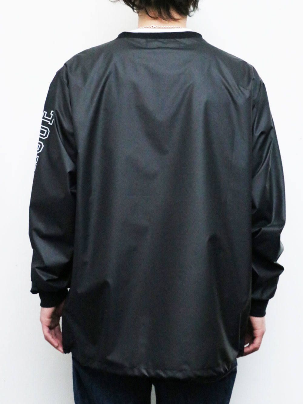 ナイロンウィンドストッパークルーネック (ブラック) / NYLON WINDSTOPER CREW NECK (BLACK)
