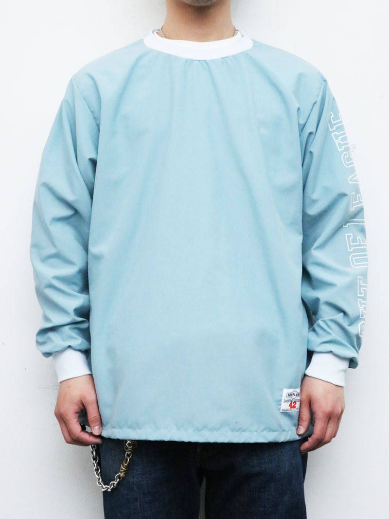 ナイロンウィンドストッパークルーネック (ライトブルー) / NYLON WINDSTOPER CREW NECK (L.BLUE)
