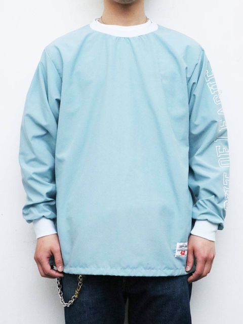 ナイロンウィンドストッパークルーネック (ライトブルー) / NYLON WINDSTOPER CREW NECK (L.BLUE)