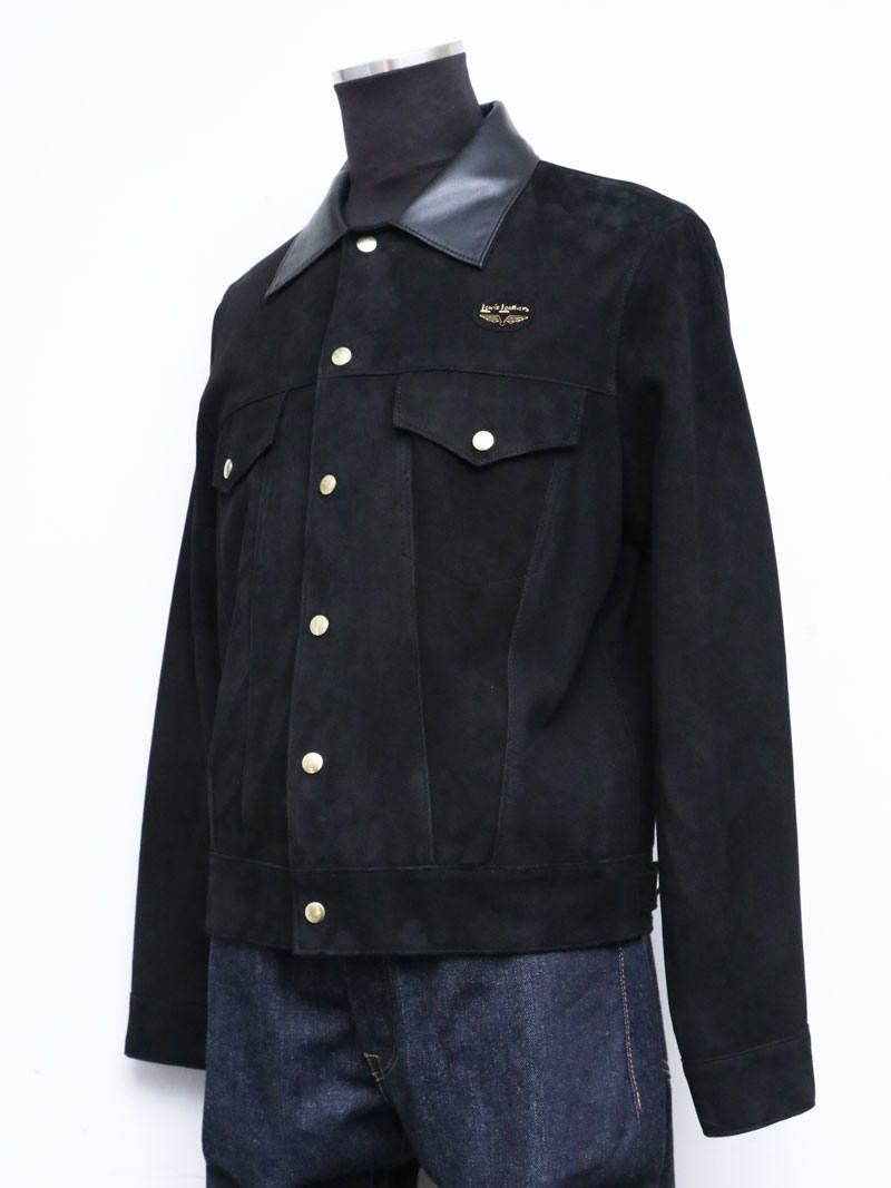 【受注オーダー】ウエスタンジャケット (ブラックスエード) / #988 WESTERN JACKET (BLACK SUEDE)