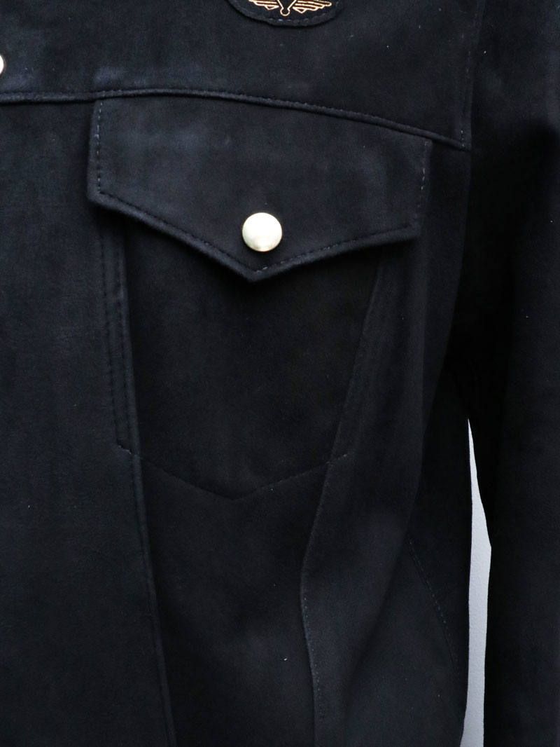 【受注オーダー】ウエスタンジャケット (ブラックスエード) / #988 WESTERN JACKET (BLACK SUEDE)