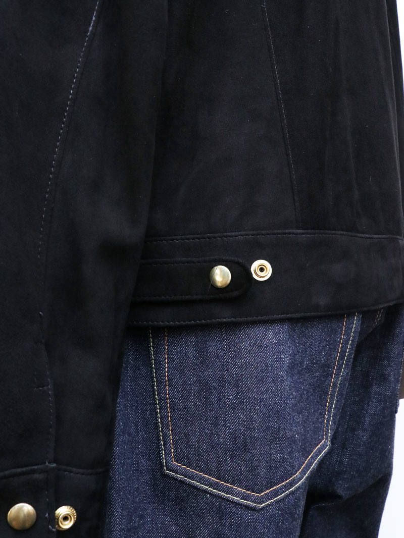 【受注オーダー】ウエスタンジャケット (ブラックスエード) / #988 WESTERN JACKET (BLACK SUEDE)