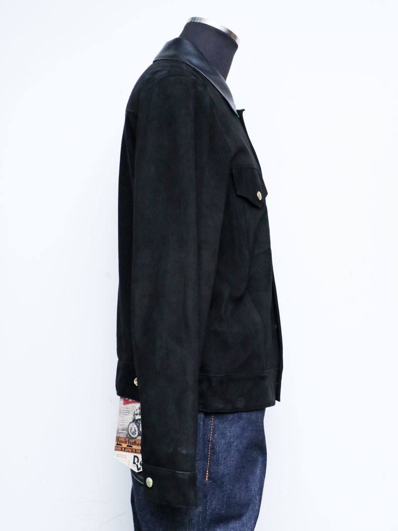 【受注オーダー】ウエスタンジャケット (ブラックスエード) / #988 WESTERN JACKET (BLACK SUEDE)