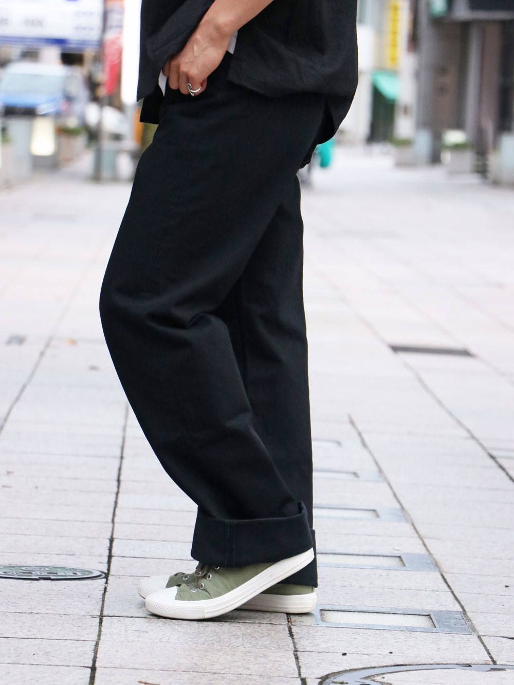 15oz BLACK DENIM VOCALION -OVERALLS (DEEP BLACK)