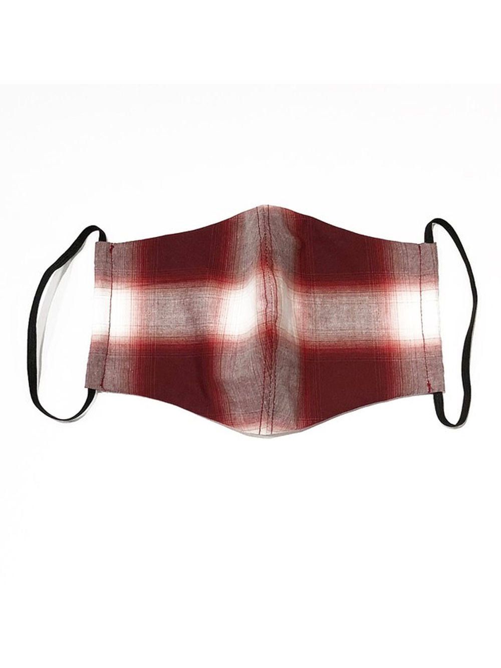 コットンマスク (レッドチェック) / COTTON MASK (RED CHECK)