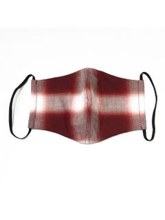 コットンマスク (レッドチェック) / COTTON MASK (RED CHECK)